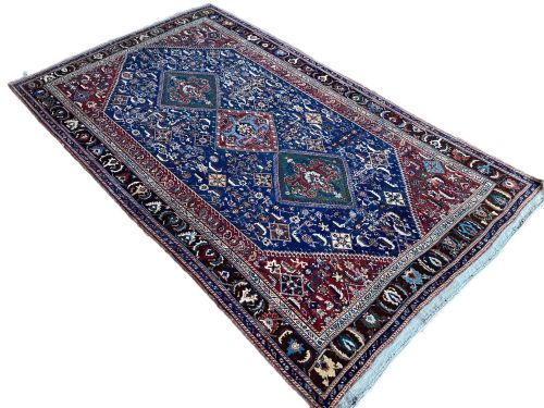 ANTIQUE QASHQAI RUG 262M X 157M - ADDITIONAL PHOTO 2