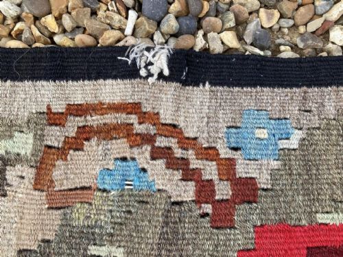 VINTAGE CAUCASIAN KARABAGH KILIM 277M X 149M - ADDITIONAL PHOTO 7
