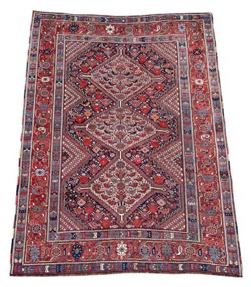 ANTIQUE KHAMSEH RUG 178M X 145M - ADDITIONAL PHOTO 1