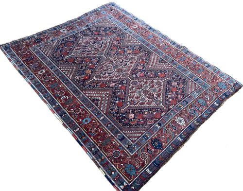ANTIQUE KHAMSEH RUG 178M X 145M - ADDITIONAL PHOTO 2