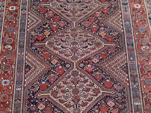 ANTIQUE KHAMSEH RUG 178M X 145M - ADDITIONAL PHOTO 6