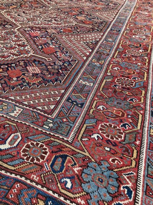 ANTIQUE KHAMSEH RUG 178M X 145M - ADDITIONAL PHOTO 7