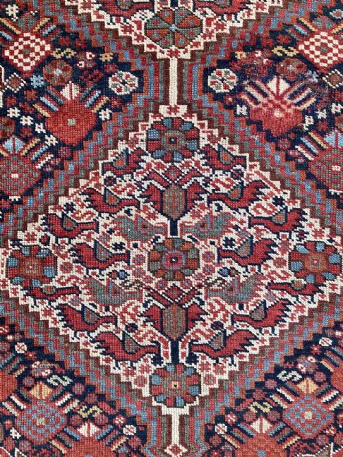 ANTIQUE KHAMSEH RUG 178M X 145M - ADDITIONAL PHOTO 10