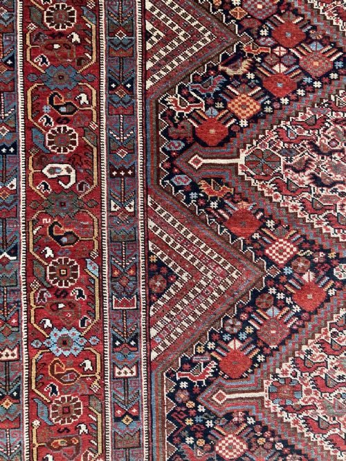 ANTIQUE KHAMSEH RUG 178M X 145M - ADDITIONAL PHOTO 13
