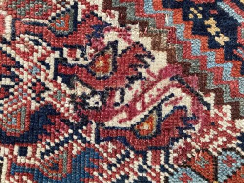 ANTIQUE KHAMSEH RUG 178M X 145M - ADDITIONAL PHOTO 15