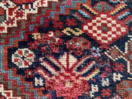 ANTIQUE KHAMSEH RUG 178M X 145M - ADDITIONAL PHOTO 16
