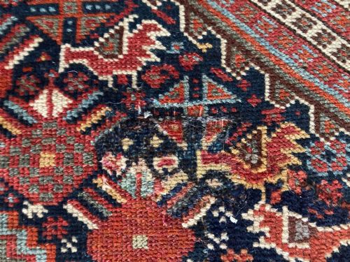 ANTIQUE KHAMSEH RUG 178M X 145M - ADDITIONAL PHOTO 17