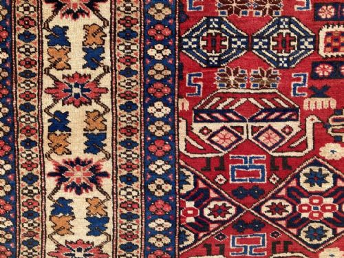 ANTIQUE CAUCASIAN SHIRVAN CARPET 267M X 160M - ADDITIONAL PHOTO 11