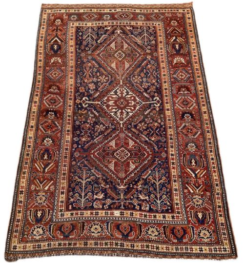 ANTIQUE QASHQAI RUG 236M X 160 - ADDITIONAL PHOTO 1