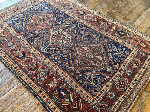 ANTIQUE QASHQAI RUG 236M X 160 - ADDITIONAL PHOTO 4