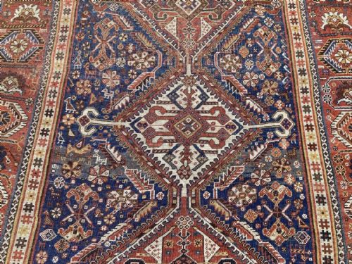 ANTIQUE QASHQAI RUG 236M X 160 - ADDITIONAL PHOTO 5
