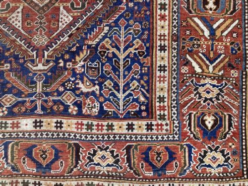 ANTIQUE QASHQAI RUG 236M X 160 - ADDITIONAL PHOTO 6