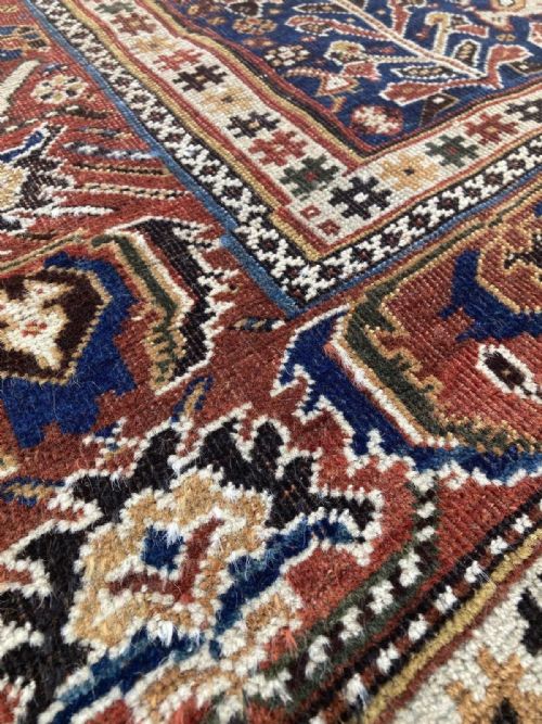 ANTIQUE QASHQAI RUG 236M X 160 - ADDITIONAL PHOTO 8