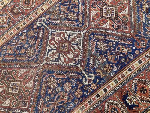 ANTIQUE QASHQAI RUG 236M X 160 - ADDITIONAL PHOTO 9