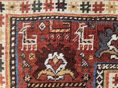 ANTIQUE QASHQAI RUG 236M X 160 - ADDITIONAL PHOTO 10