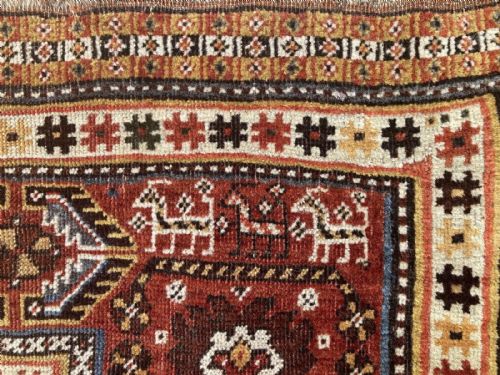 ANTIQUE QASHQAI RUG 236M X 160 - ADDITIONAL PHOTO 11