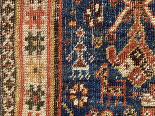 ANTIQUE QASHQAI RUG 236M X 160 - ADDITIONAL PHOTO 12