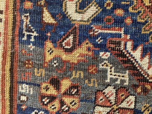 ANTIQUE QASHQAI RUG 236M X 160 - ADDITIONAL PHOTO 13