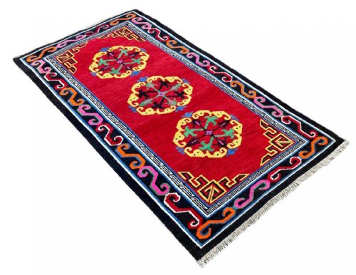 ANTIQUE TIBETAN RUG 170M X 097M - ADDITIONAL PHOTO 2