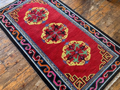 ANTIQUE TIBETAN RUG 170M X 097M - ADDITIONAL PHOTO 3