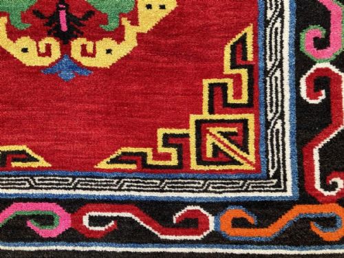ANTIQUE TIBETAN RUG 170M X 097M - ADDITIONAL PHOTO 4