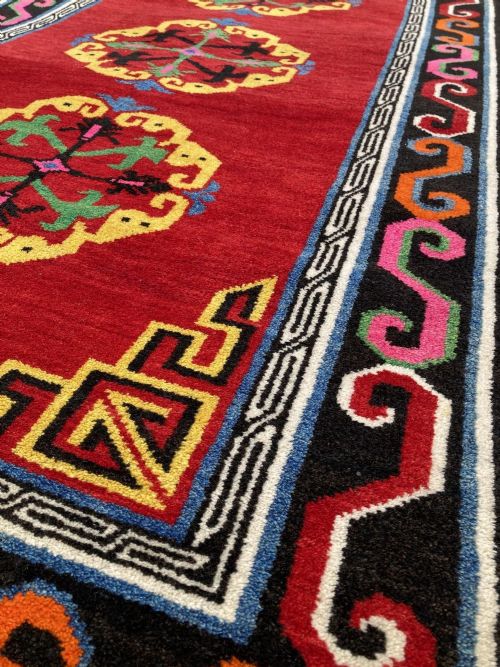 ANTIQUE TIBETAN RUG 170M X 097M - ADDITIONAL PHOTO 6
