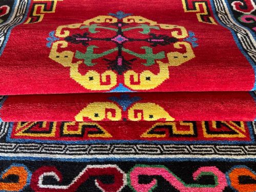 ANTIQUE TIBETAN RUG 170M X 097M - ADDITIONAL PHOTO 10