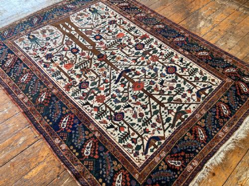 ANTIQUE NEYRIZ RUG 202M X 154M - ADDITIONAL PHOTO 4