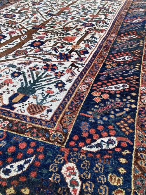 ANTIQUE NEYRIZ RUG 202M X 154M - ADDITIONAL PHOTO 7
