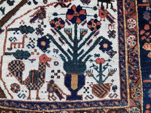 ANTIQUE NEYRIZ RUG 202M X 154M - ADDITIONAL PHOTO 11