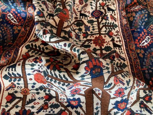 ANTIQUE NEYRIZ RUG 202M X 154M - ADDITIONAL PHOTO 14