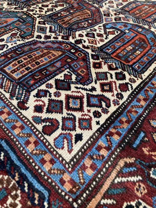 ANTIQUE KHAMSEH RUG 190M X 139M - ADDITIONAL PHOTO 8