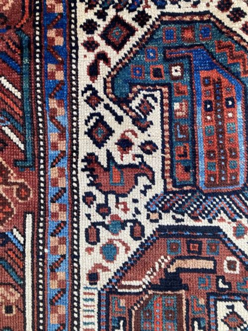 ANTIQUE KHAMSEH RUG 190M X 139M - ADDITIONAL PHOTO 11