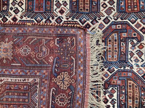 ANTIQUE KHAMSEH RUG 190M X 139M - ADDITIONAL PHOTO 14