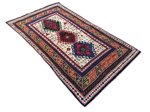 ANTIQUE CAUCASIAN KAZAK RUG 182M X 097M - ADDITIONAL PHOTO 2