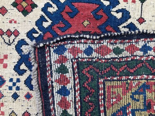 ANTIQUE CAUCASIAN KAZAK RUG 182M X 097M - ADDITIONAL PHOTO 15