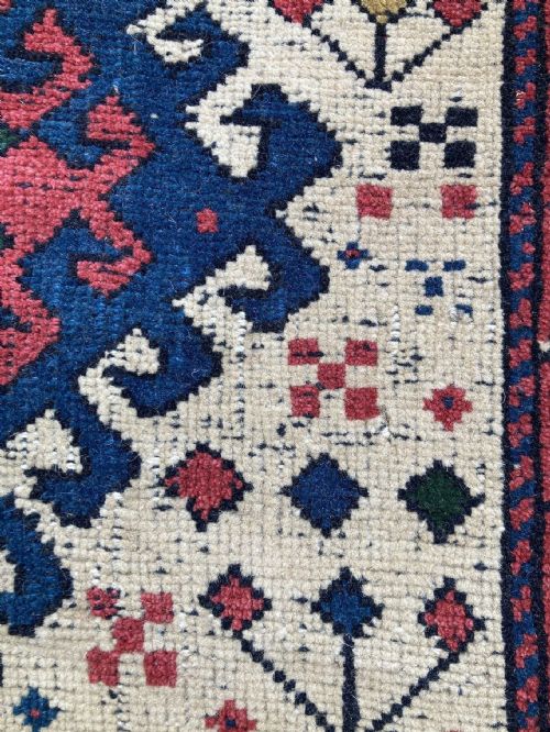 ANTIQUE CAUCASIAN KAZAK RUG 182M X 097M - ADDITIONAL PHOTO 17