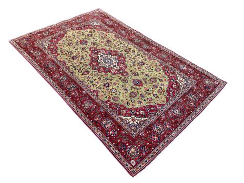 ANTIQUE KASHAN RUG 210M X 133M - ADDITIONAL PHOTO 2
