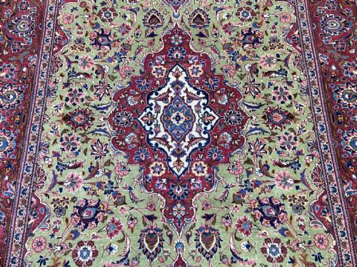 ANTIQUE KASHAN RUG 210M X 133M - ADDITIONAL PHOTO 6