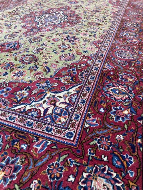 ANTIQUE KASHAN RUG 210M X 133M - ADDITIONAL PHOTO 7