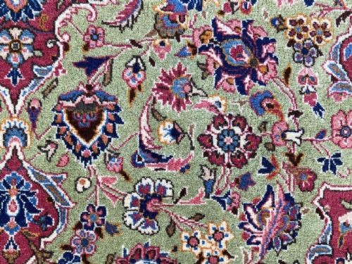 ANTIQUE KASHAN RUG 210M X 133M - ADDITIONAL PHOTO 11