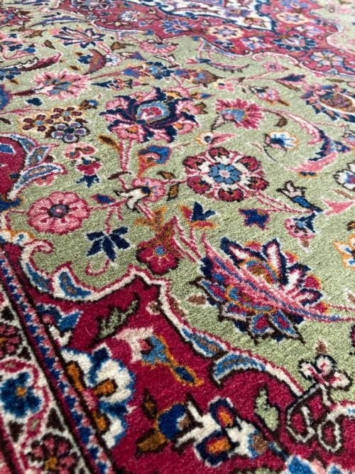 ANTIQUE KASHAN RUG 210M X 133M - ADDITIONAL PHOTO 13