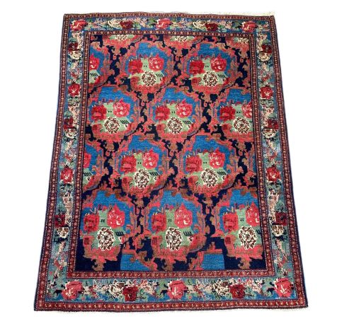 ANTIQUE SENNEH RUG 182M X 138M - ADDITIONAL PHOTO 1