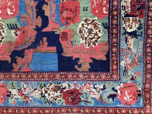 ANTIQUE SENNEH RUG 182M X 138M - ADDITIONAL PHOTO 5