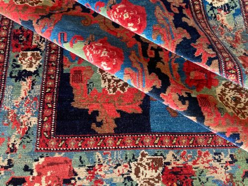ANTIQUE SENNEH RUG 182M X 138M - ADDITIONAL PHOTO 14