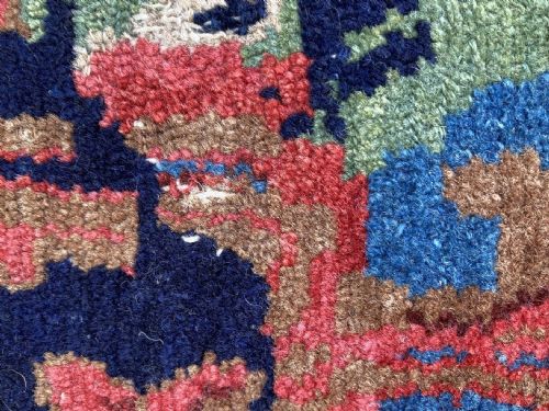 ANTIQUE SENNEH RUG 182M X 138M - ADDITIONAL PHOTO 17