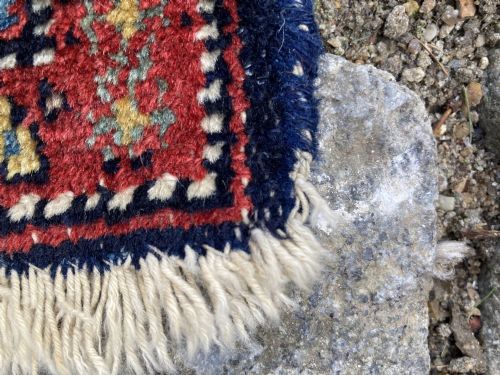 ANTIQUE SENNEH RUG 182M X 138M - ADDITIONAL PHOTO 19