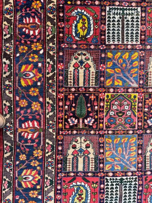 ANTIQUE BAKHTIAR CARPET 312M X 217M - ADDITIONAL PHOTO 12