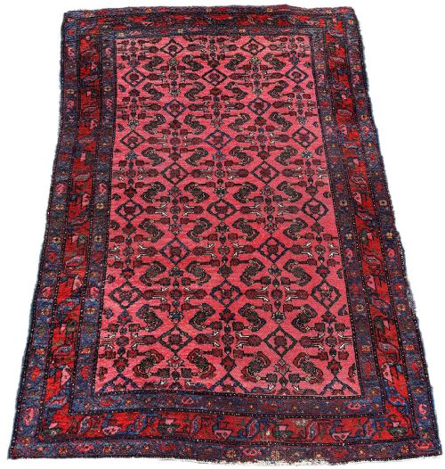 ANTIQUE HAMADAN RUG 153M X 103M - ADDITIONAL PHOTO 1