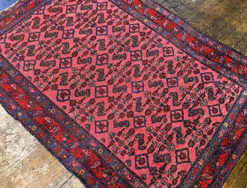 ANTIQUE HAMADAN RUG 153M X 103M - ADDITIONAL PHOTO 5